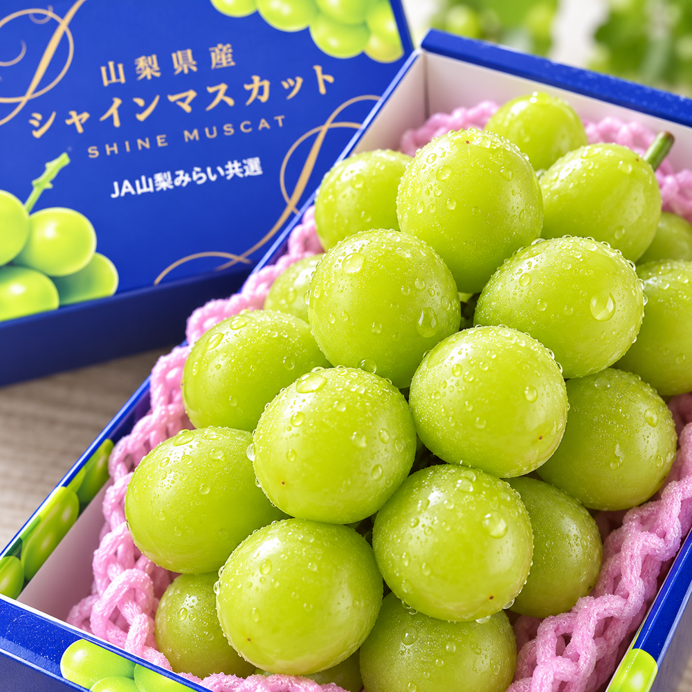 Shine Muscat Seedless Grapes シャインマスカット