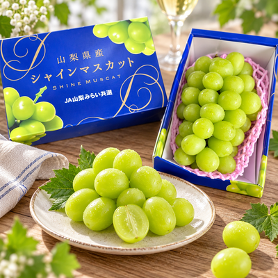 Shine Muscat Seedless Grapes シャインマスカット