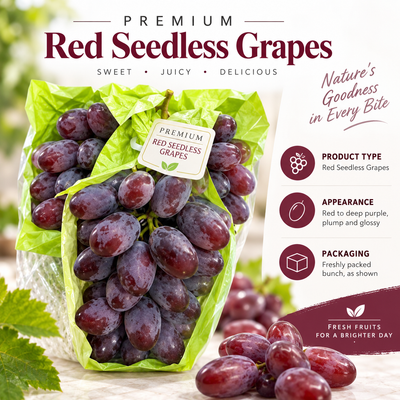Queen Rouge Seedless Grapes クイーンルージュ