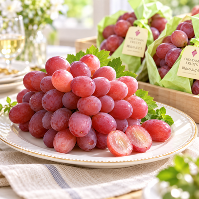 Shien Red Seedless Grapes 紫苑葡萄